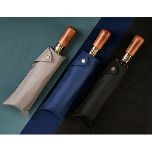Comfortable Hold Automatic Design Folding Large Flathalo Umbrella 