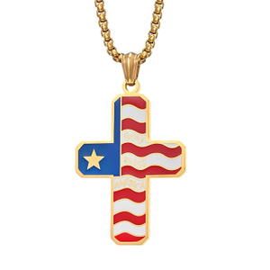 Top Quality Holy Faith Personality Cross Christian Necklace