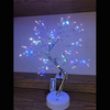 Silver Branch Colored Light Tree Lamp Christian Product 
