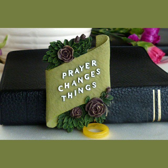 Religion Prayer Changes Things Resin Decoration Fridge Magnet 