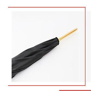 Two-Sided Straight Rose Handle Light Luxury Umbrella 