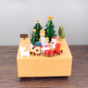 Home Decor Wooden Christmas Angel Christian Music Box