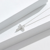 Charm Jewelry Custom Faith Silver Cross Christian Necklace 