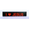 I Love JESUS Letter Waterproof Durable Magnetic Ruler