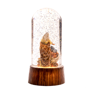 Glitter LED Lighted Decorative With Music Religion Gift 
