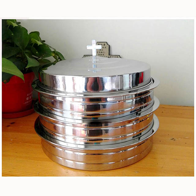 Cross Decorative LIDS Three Tier Plates 120 Chalice