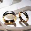 Simple Gold Plated Classic Color Jewelry Christian Ring