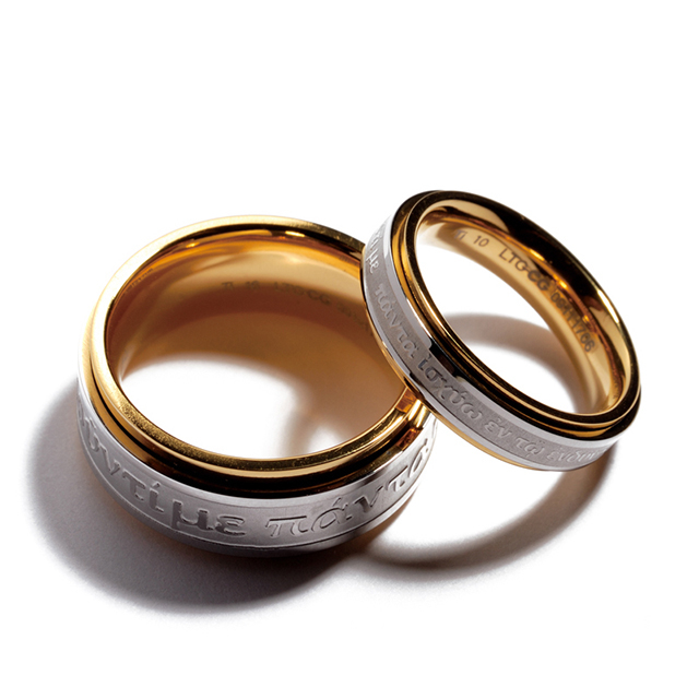 Wedding Gift Symbolic Promise Christian Ring For Couples