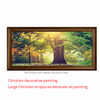 Decoration Art Life Tree Christian Colourful Oil Painting 