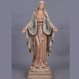 Religious Gift Virgin Mary Resin Decoration Christian Statue