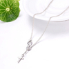 Excellent Charm Positive Cross Christian Necklace For Girls