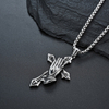Jewelry Delicate Blessed Prayer Gestures Cross Christian Necklace