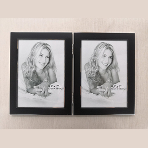 Home Creative Book Style Connected Double Photo Frame 